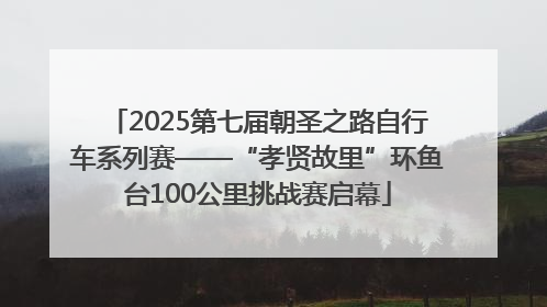 2025第七届朝圣之路自行车系列赛——“孝贤故里”环鱼台100公里挑战赛启幕
