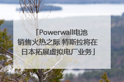 Powerwall电池销售火热之际 特斯拉将在日本拓展虚拟电厂业务